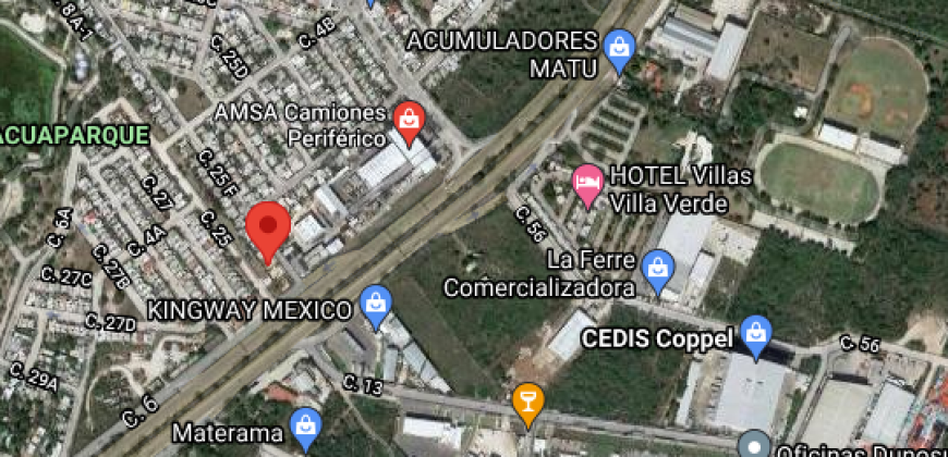 Terreno comercial en renta sobre Periférico en Vergel I